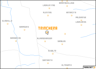 map of Trinchera