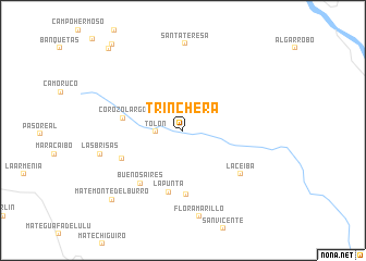 map of Trinchera