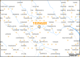 map of Trỉnh Ðồn