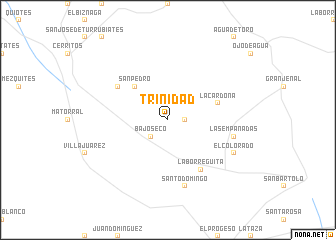 map of Trinidad