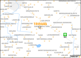 map of Trinidad