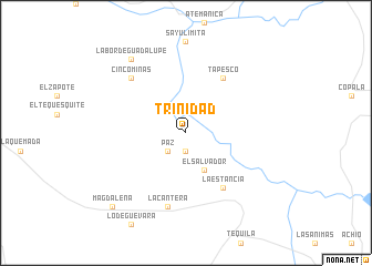 map of Trinidad