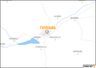 map of Trinidad