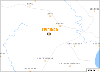 map of Trinidad