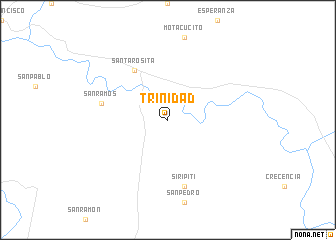 map of Trinidad