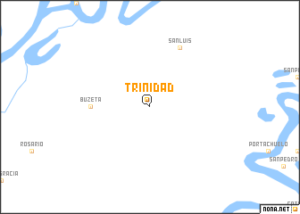 map of Trinidad