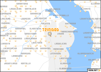 map of Trinidad