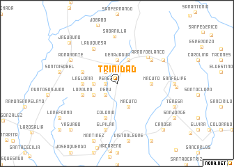 map of Trinidad