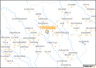 map of Trinidad