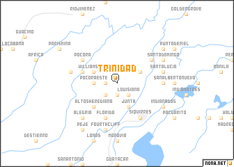 map of Trinidad