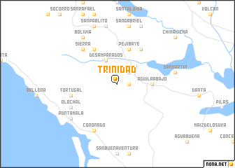 map of Trinidad