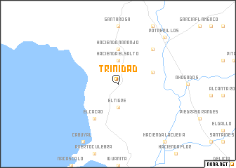 map of Trinidad