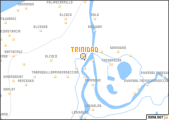 map of Trinidad