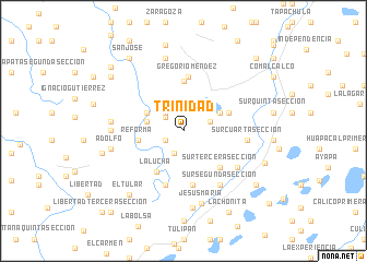 map of Trinidad