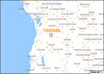 map of Trinidad