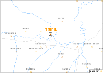 map of Trinil