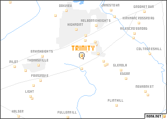 map of Trinity