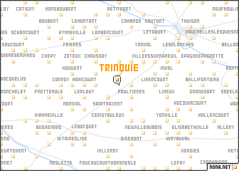 map of Trinquie