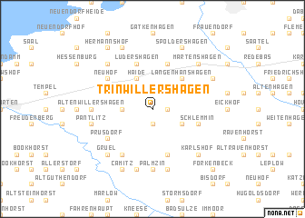 map of Trinwillershagen