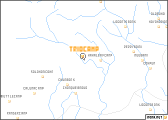 map of Trio Camp