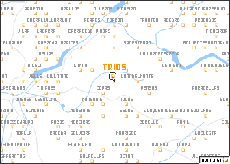 map of Triós
