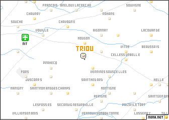 map of Triou