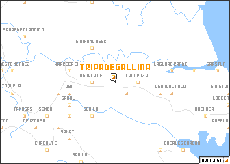 map of Tripa de Gallina