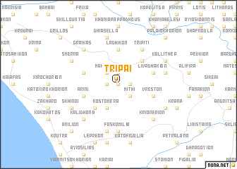 map of Trípai