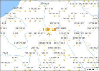 map of Tripíla