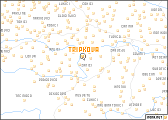 map of Tripkova