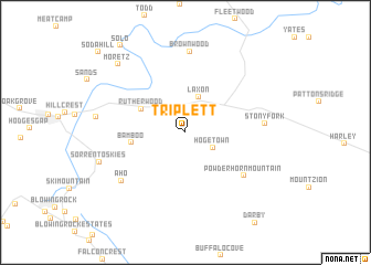 map of Triplett