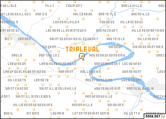 map of Tripleval