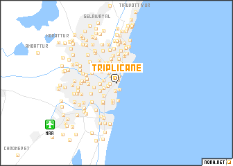 map of Triplicane