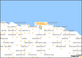 map of Tripoli