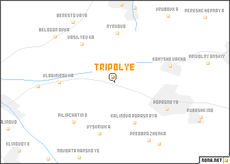 map of Tripolʼye