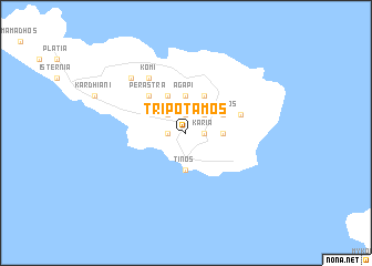 map of Tripótamos