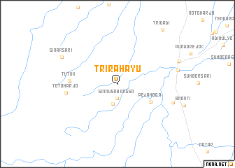 map of Trirahayu