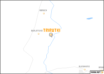 map of Tri Rutki