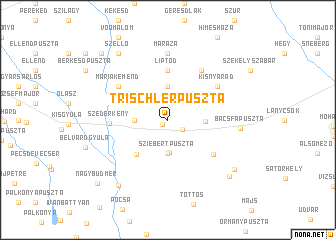 map of Trischlerpuszta