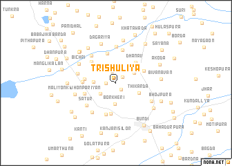 map of Trishūliya