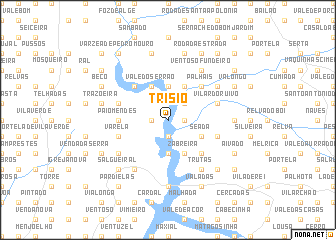 map of Trisio