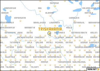 map of Tris Kāhania