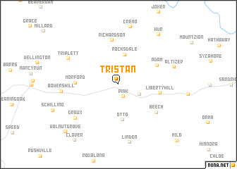 map of Tristan