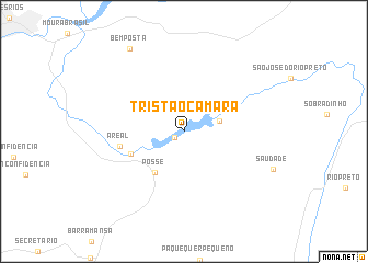 map of Tristão Câmara