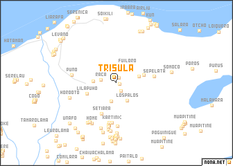 map of Trisula