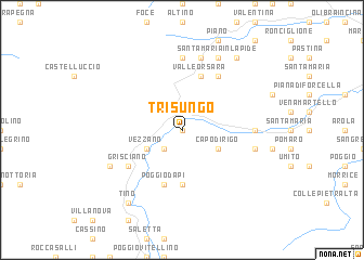 map of Trisungo