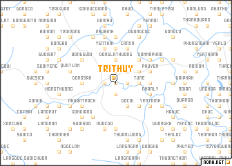 map of Tri Thủy