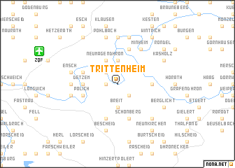 map of Trittenheim