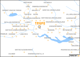 map of Triufé