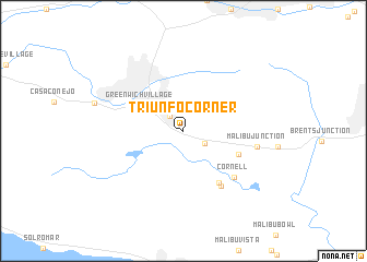 map of Triunfo Corner